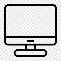 computer monitor, monitor resolution, monitor size, monitor type icon svg