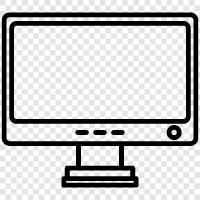 computer monitor, LCD monitor, plasma monitor, CRT monitor icon svg