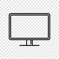 computer monitor, LCD monitor, LED monitor, monitor stand icon svg