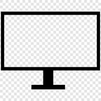 computer monitor, LCD monitor, plasma monitor, digital monitor icon svg