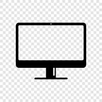 computer monitor, LCD monitor, LED monitor, plasma monitor icon svg