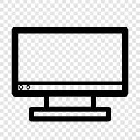 computer monitor, LCD monitor, LED monitor, plasma monitor icon svg