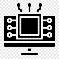 Computermonitor, Monitoreinstellungen, Monitorauflösung, Monitorgröße symbol