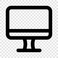 computer monitor, LCD monitor, LED monitor, laptop monitor icon svg