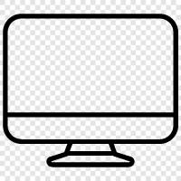 computer monitor, LCD monitor, plasma monitor, monitor resolution icon svg