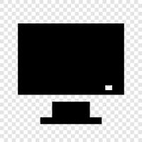 computer monitor, flat panel monitor, LCD monitor, plasma monitor icon svg