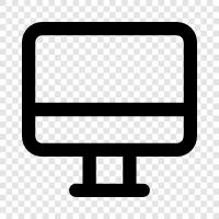 computer monitor, monitor resolution, monitor size, monitor brands icon svg