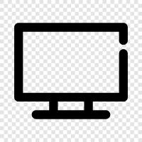 computer monitors, monitor mounts, monitor stands, flat panel monitors icon svg