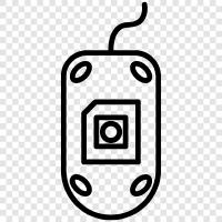 computer mouse, pointer, cursor, gaming mouse icon svg