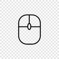 computer mouse, control, pointer, cursor icon svg