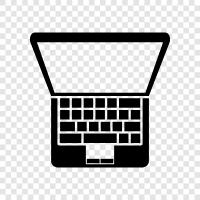 computer, laptop computer, computer hardware, battery icon svg