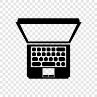 computer, laptop computer, notebook, ultrabook icon svg