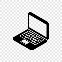 computer, laptop computer, notebook, netbook icon svg