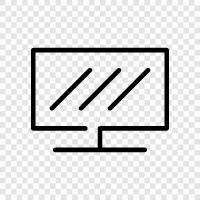 computer, monitor, display, projection icon svg