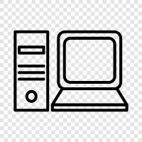 computer, laptop, desktop, computer system icon svg