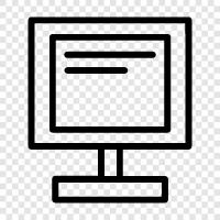 computer, monitor, laptop, computer monitor icon svg