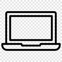 computer, notebook, netbook, ultrabook icon svg