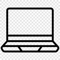 computer, laptop computer, computer hardware, computer software icon svg