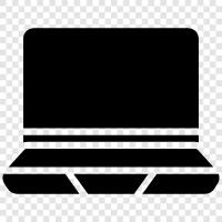 computer, notebook, computer hardware, computer software icon svg