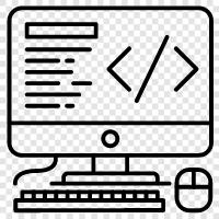 computer science, computer programming, computer security, computer hardware icon svg