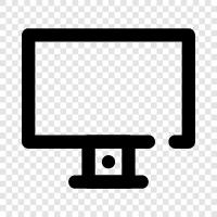 computer, laptop, computer desktop, desktop computer icon svg