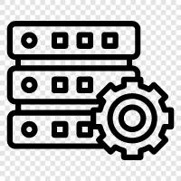 computer server, network server, mainframe server, web server icon svg