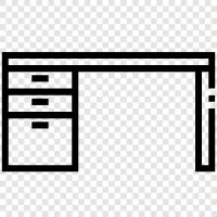 computer stand, computer table, computer chair, computer monitor icon svg