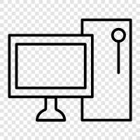 computer system, personal computer, laptop, desktop icon svg