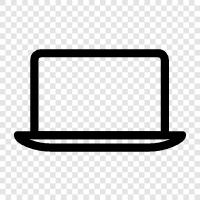 computer, laptop computer, ultrabook, convertible icon svg