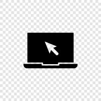 computer, laptop computer, netbook, portable computer icon svg