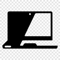 computer, laptop computer, computer hardware, laptop battery icon svg