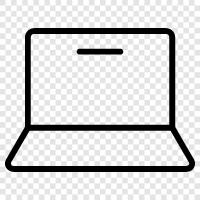 computer, digital, laptop computer, notebook icon svg