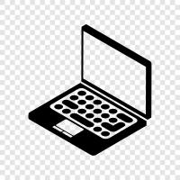 Computers, Laptops, Notebook, Battery icon svg