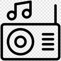 concerts, instruments, sheet music, concert tours icon svg