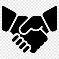 Übereinstimmung, Koalition, Konsens, Abkommen symbol
