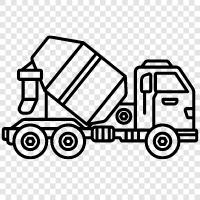 Concrete Mixing Plant, Concrete Mixer Manufacturer, Concrete Mix, Concrete Mixer icon svg