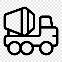 Concrete Pump, Truck Mixer, Hire Concrete Mixer, Concrete Mixer icon svg