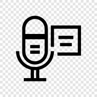 condenser microphone, dynamic microphone, electret microphone, ribbon microphone icon svg