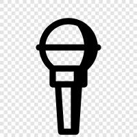 condenser microphone, dynamic microphone, electret microphone, Microphone icon svg