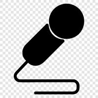 condenser microphone, dynamic microphone, electret microphone, ribbon microphone icon svg