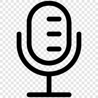 Condenser, Podcast, Voice, Recording icon svg