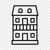 condo, apartments, single family, multi family icon svg