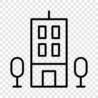 condo, rentals, apartments for rent, rent an apartment icon svg