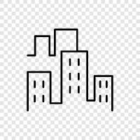 condo, housing, real estate, apartment icon svg