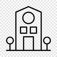 condominium, apartments, Living Spaces, townhouses for sale icon svg