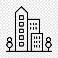 Condos, Townhomes, Duplexes, Triplexes icon svg