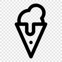 cone, ice cream, soft serve, sundae icon svg