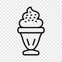 cone, ice cream, dessert, sundae icon svg