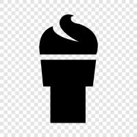 Cone, Sundae, Gelato, Soft Serve icon svg