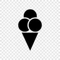 cone, ice cream, soft serve, dessert icon svg